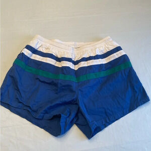 🌈  Vintage Vibes: Men’s Striped Shorts - Size LG by Club International 🌟